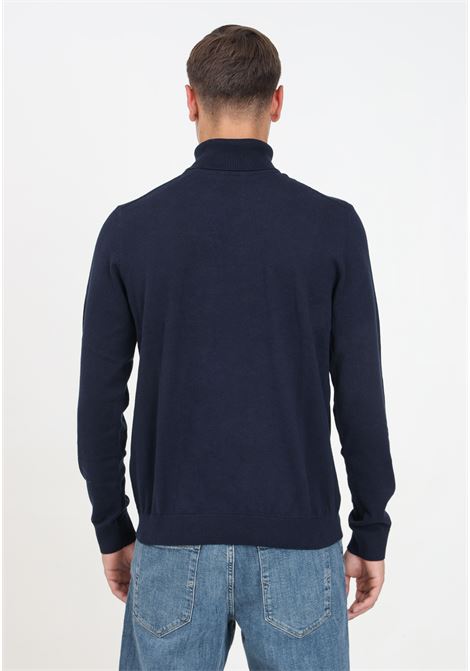 Blue turtleneck sweater for men SELECTED HOMME | 16074684Navy Blazer